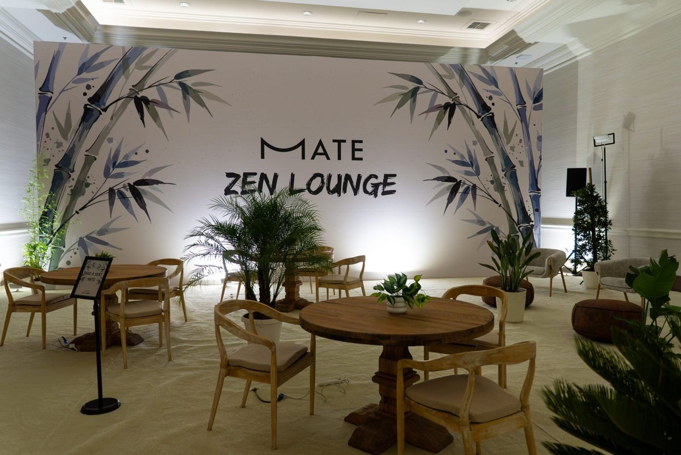 Mate Zen Lounge build at Black Hat 2026